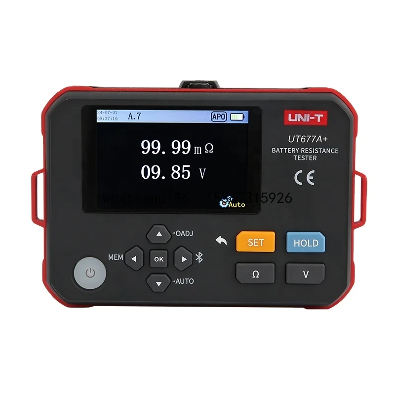 UNI-T UT677A+ Internal Resistance Tester High Precision Lead Lithium Storage Voltage Capacity Charge Discharge Tester