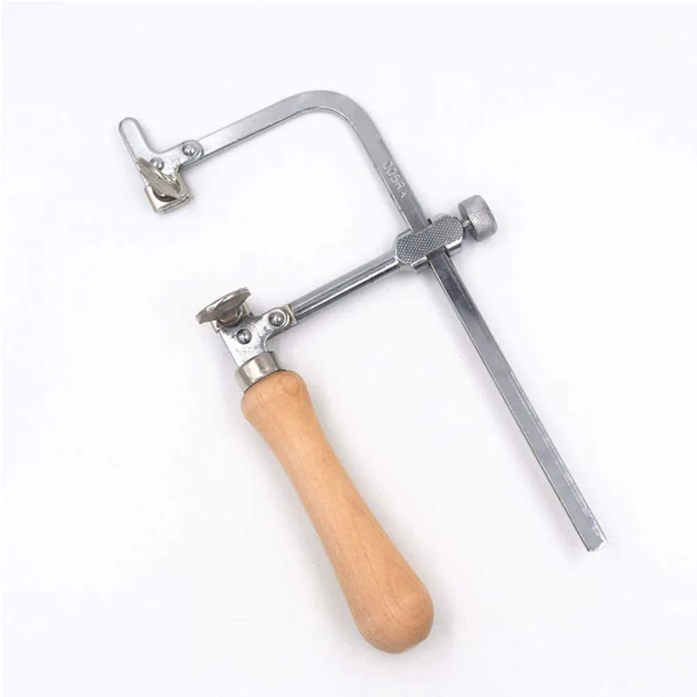 

O50 Professional Adjustable Saw Bow Wooden Handle Of Jewelry Saw Frame Hand Tools Jeweler'S Saw Frame