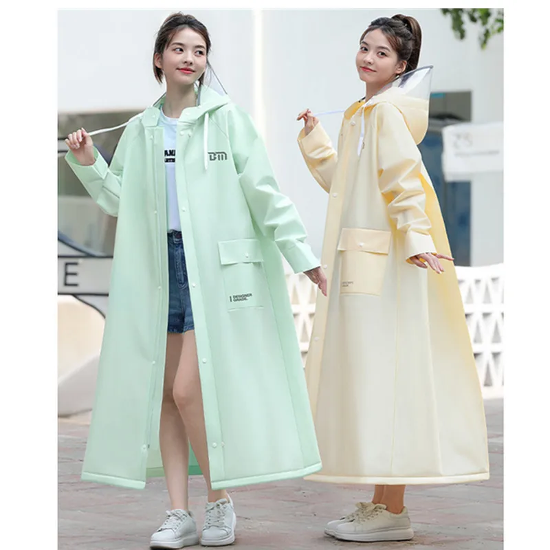 

1PC M-XXL Clear Driving Long Raincoat Motorcycle Raincoat Cycling Rain Coat Jacket Capes Rain Poncho Hooded Rain Cover Raincoat