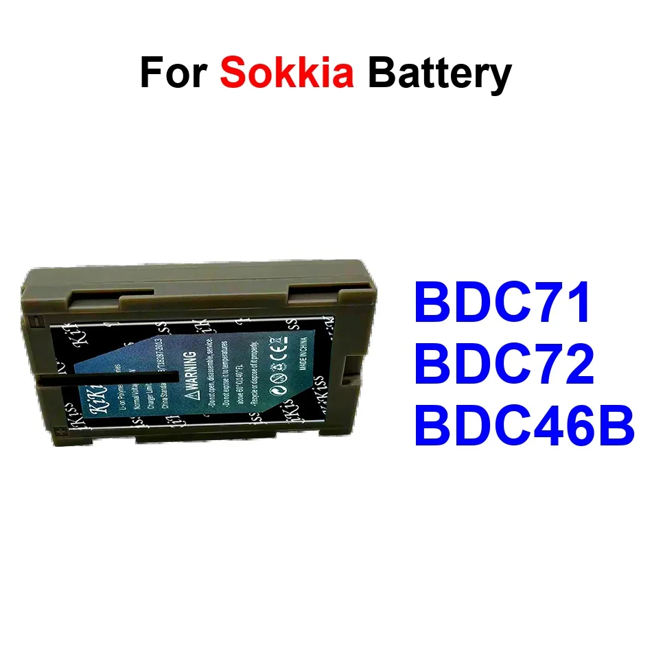 

Battery Stable BDC72 BDC46B 3200-6500Mah For 3D For GM52 For Sokkia Total Station BDC71 GM-52 Set230r