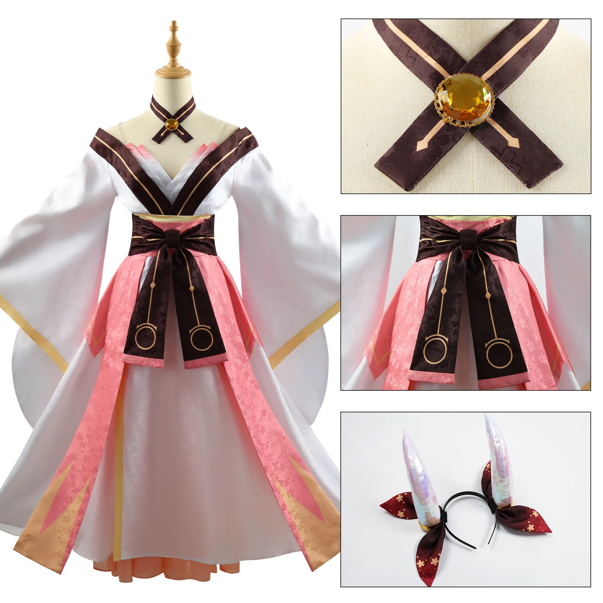 Gouden Fox Date Battle Wuhe Qinli Cosplay Goddelijke En Krachtige Cosplay Hot En Demon Cosplay Anime Kostuum Vrouw