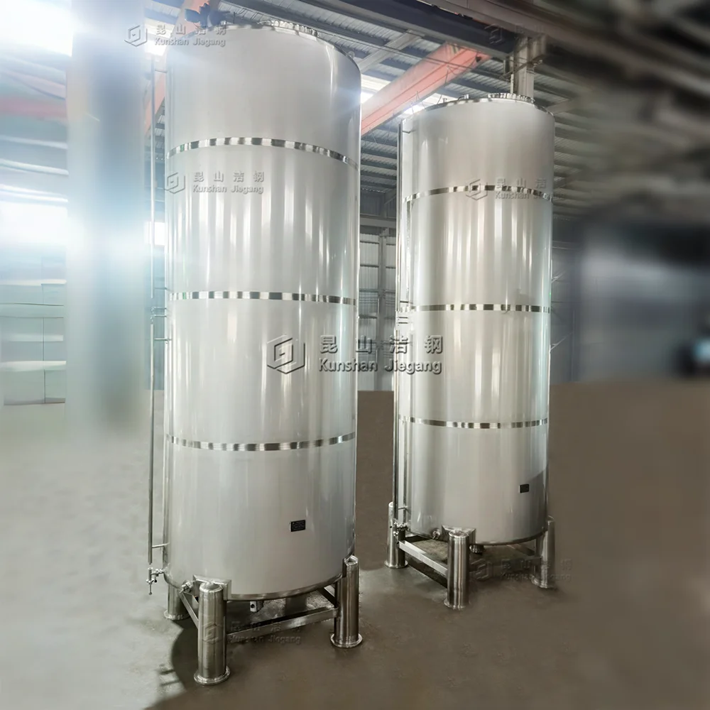 JG Factory Price Stainless steel sanitary food industrial storage tank for shampoo soap washing liquid