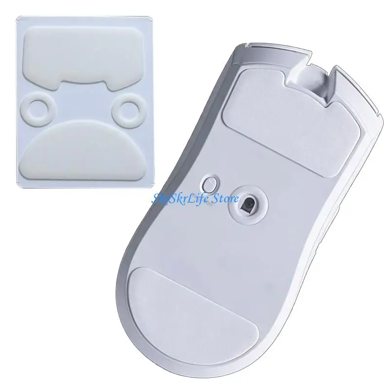 E65E Espots Game Mouse Skates Smooth Glides Enhances Mouse Glides ICE Version For V4 Profesional Mouse Feet