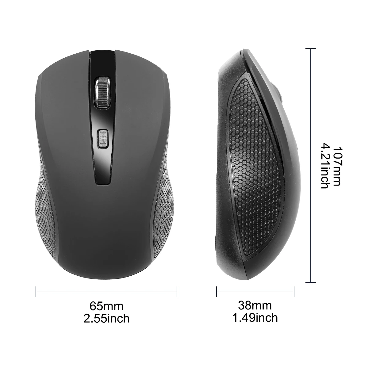 Drahtlose Gamer Maus 2,4G USB Drahtlose Computer Maus 4-Taste Ergonomische Mäuse Für MacBook Tablet Notebook PC Laptop zubehör