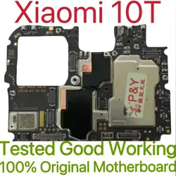Global Version Original Unlocked Motherboard for Xiaomi 10T Tested Circuit Plate Main Logic Board for Xiaomi 10T