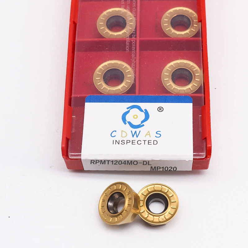 10PCS RPMT1204MO DL 1020 Internal Round Carbide Insert RPMT 1204 CNC Metal Turning Blade Milling Lathe Cutter Cutting Tool Parts