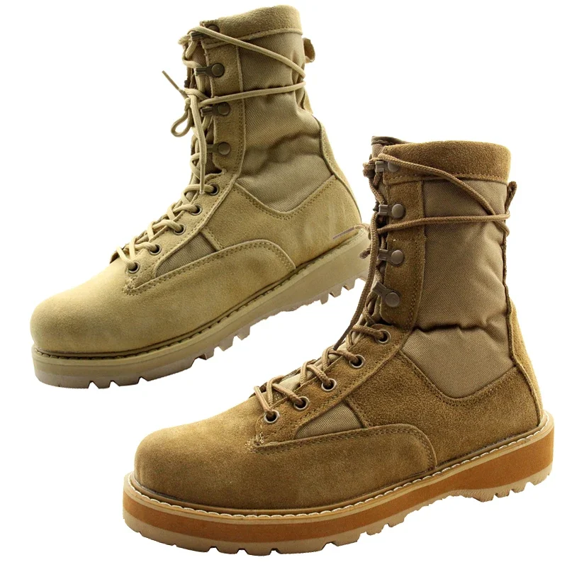 Rubber Sole Brown Combat Desert Boots Us Army Green Military Boot Tactical Beige Men Boots on Sale  men combat boots