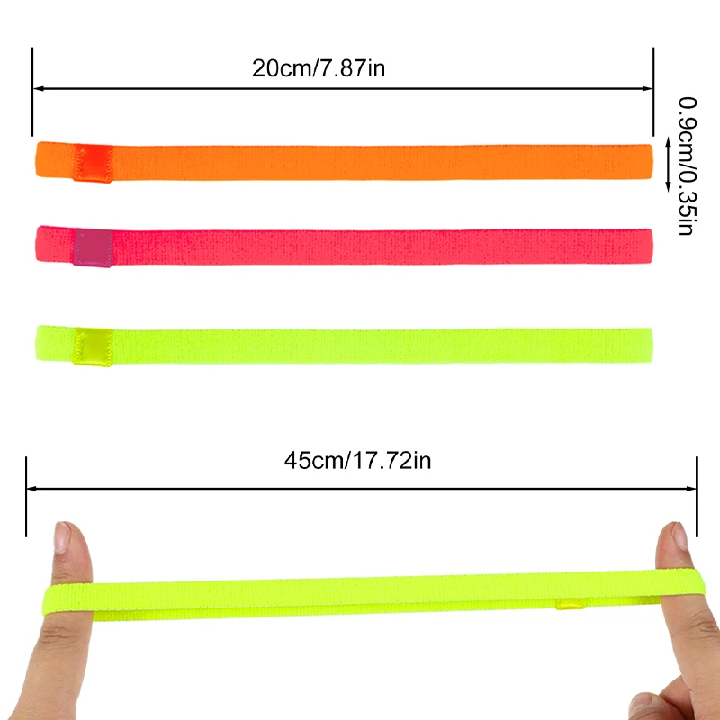 3Pcs Candy Color Women Men Yoga Hair Bands Sports Headband Girls Sport Anti-slip Elastic Rubber Sweatband Football Running image 5