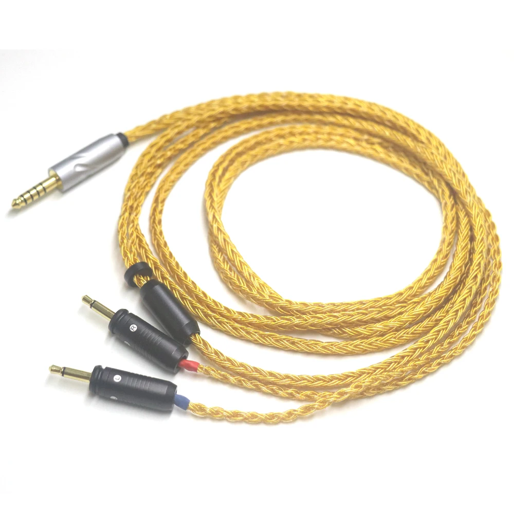 

16 Core 99% 24k Gold Plated Occ Earphone Cable For Focal Clear Elear Elex Elegia Stellia Celestee Radiance Headphone