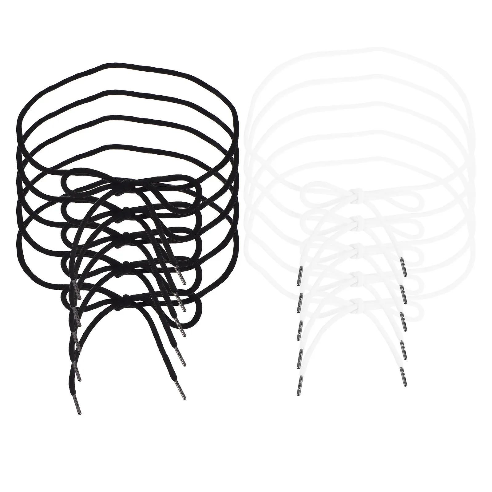16개 후드티 끈 교체용 팬츠, 스웨트셔츠, 코트, 신발용, 신축성 있고 통기성 좋은 면 끈, 오래 지속되는 사용