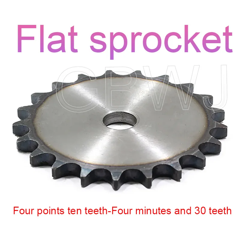 

1Pcs Flat Chain Gear 10/11/12/13/14/15/16/17/18/19/20/30 Teeth Industrial Flat Sprocket Wheel Carbon Steel Tooth Pitch