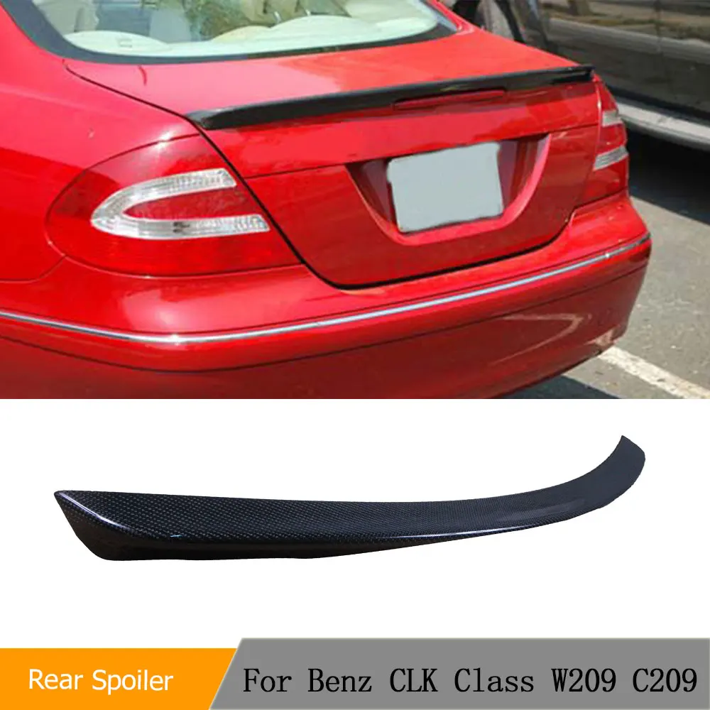 

Carbon Fiber Rear Trunk Spoiler Wing For Mercedes Benz CLK Class W209 C209 AMG Coupe 2003-2009 Car Rear Trunk Boot Wing Spoiler