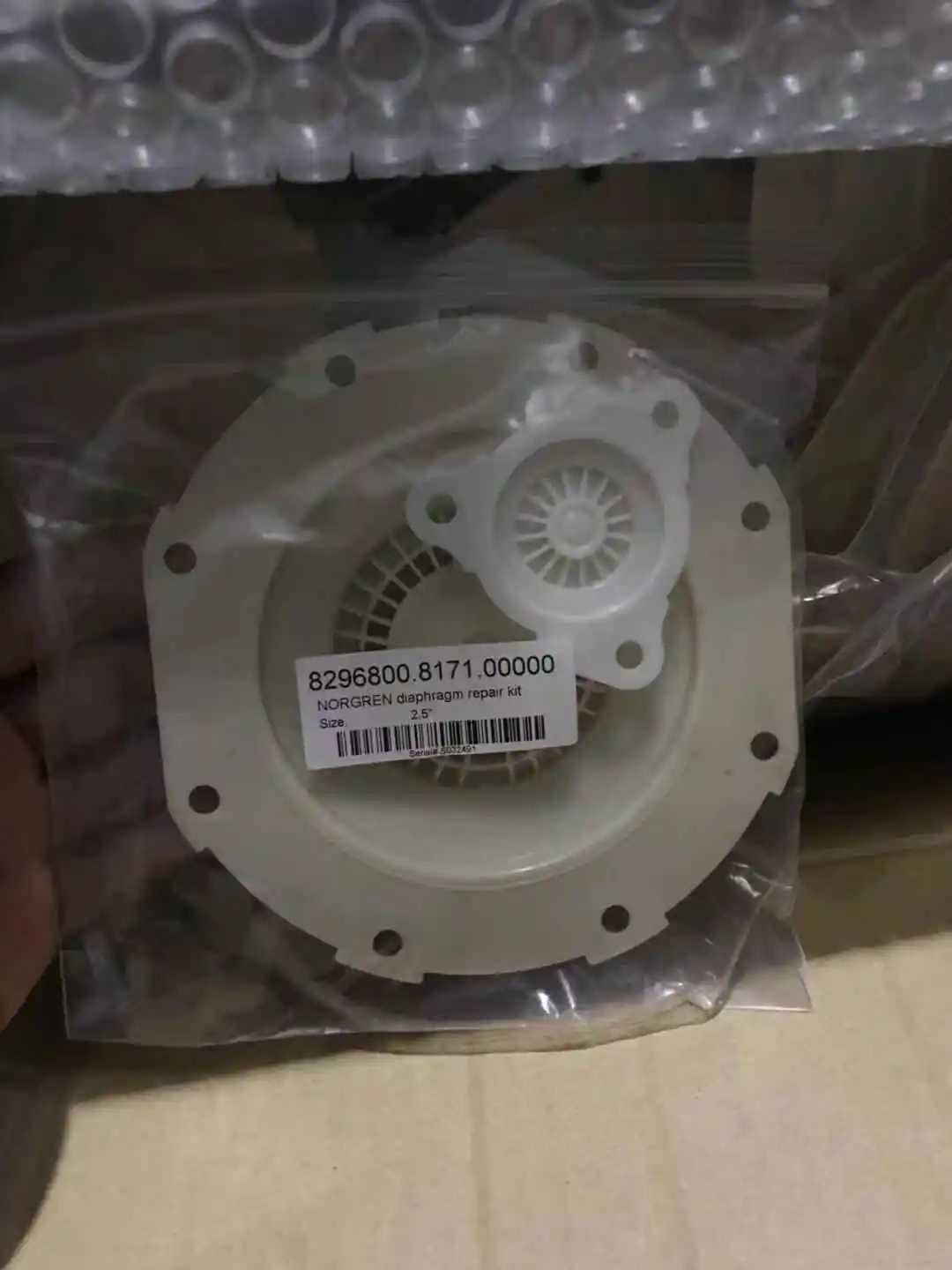 NORGREN 2-inch 2.5inch pulse valve dust removal valve diaphragm 1268274  8296700.8171.00000