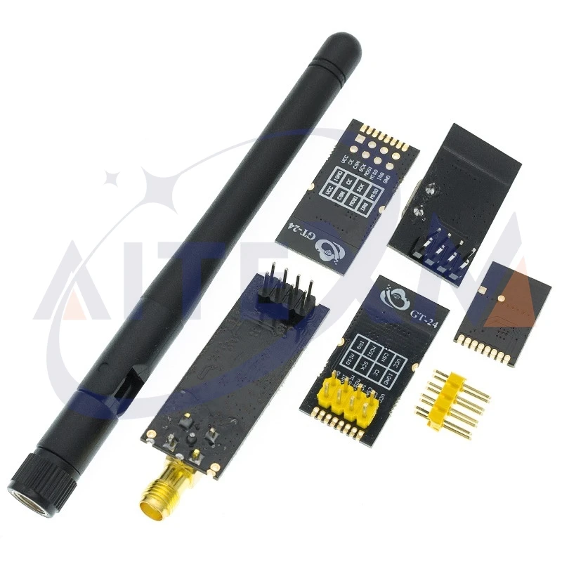 NRF24L01+ 2.4G wireless data transmission module 2.4GHz NRF24L01+PA+LNA 1000 Meters GT24 YANXD