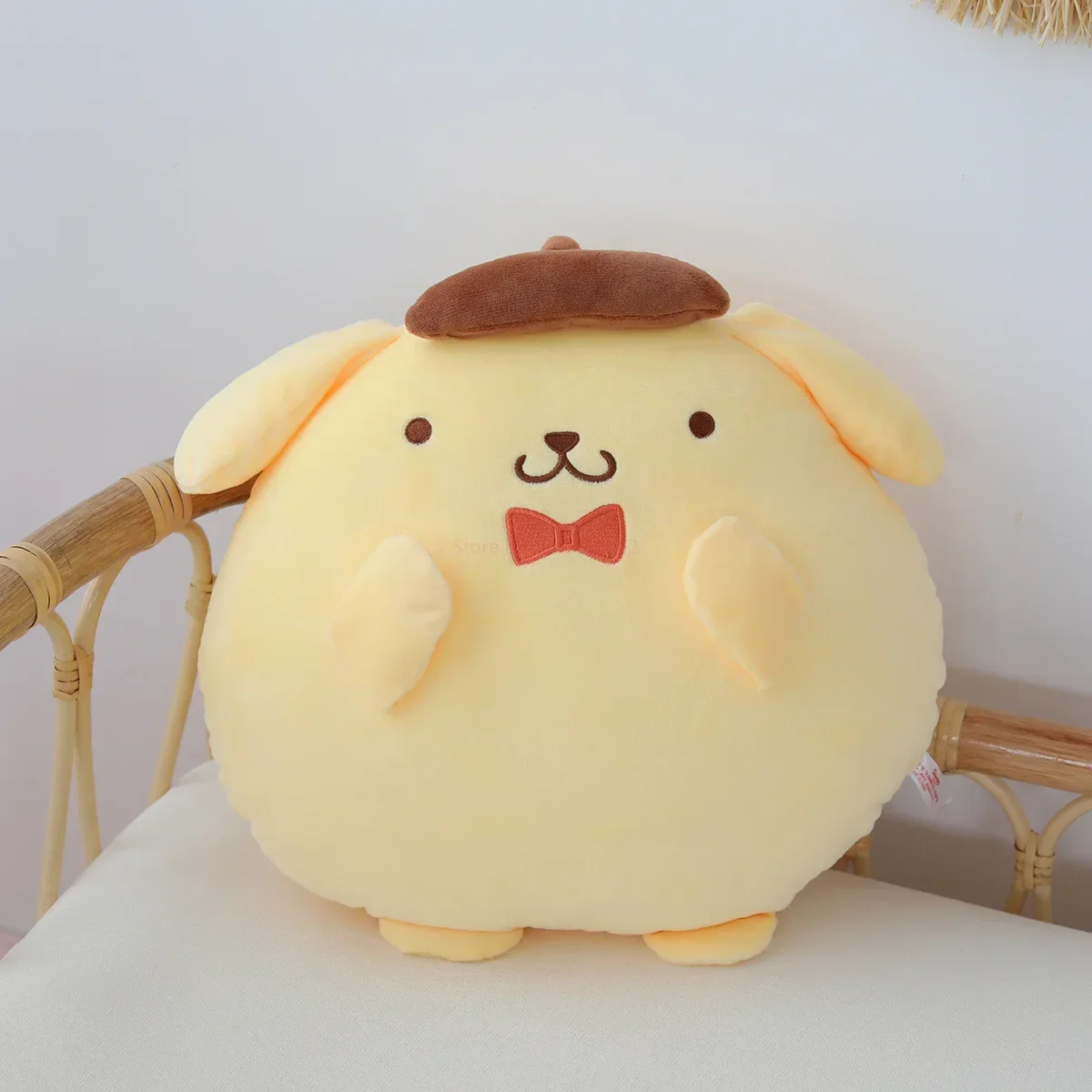 Sanrio Pom Purin Knuffels Poppen Zacht Kussen Kussen Cartoon Kawaii Pom Purin Pluche Pop Speelgoed Kamer Decoratie Kids Gift