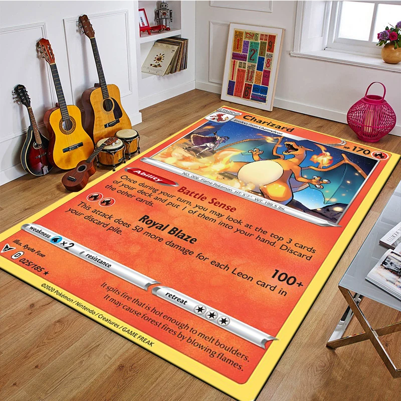 pokemon card rug Mew VMAX Pokemon Card Rug!! 6ft x 4ft4in 114/264 Fusion Strike