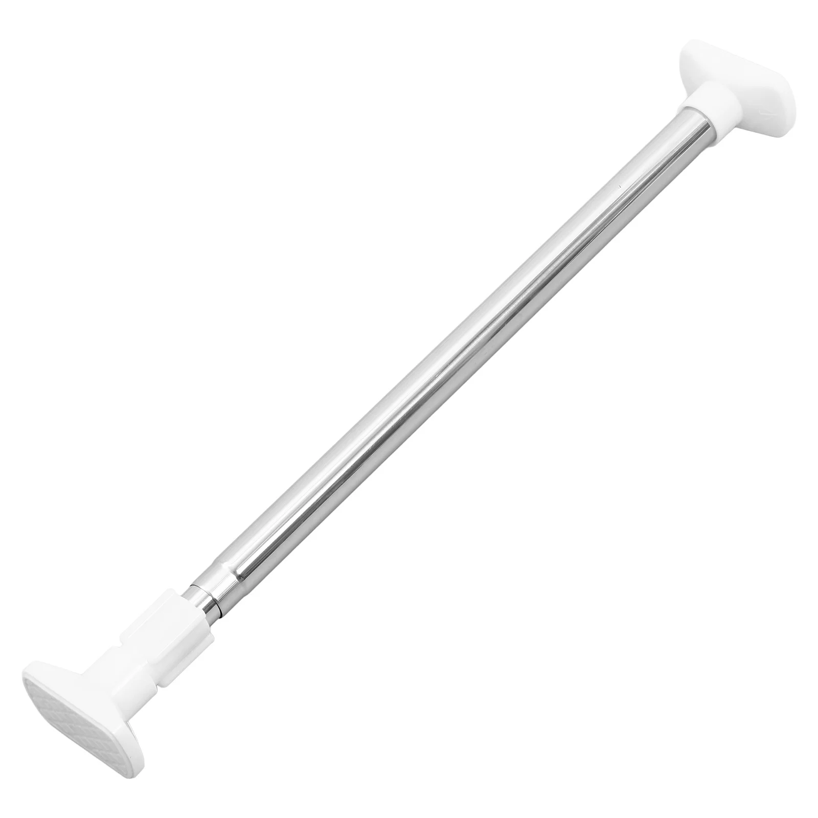 

Adjustable Stainless Steel Extendable Curtain Rod Tension Pole No Drill Closet Rod For Bathroom Window Shower Curtains Clothes