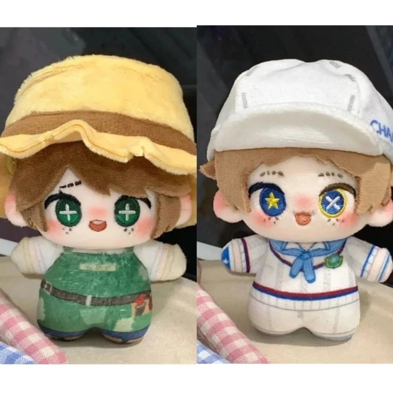 

Stuffed 10cm Anime Identity V Gardener Acrobat TraitCartoon Plush Doll Toy COS Dress-up Children Adults Collectible Cotton Gifts