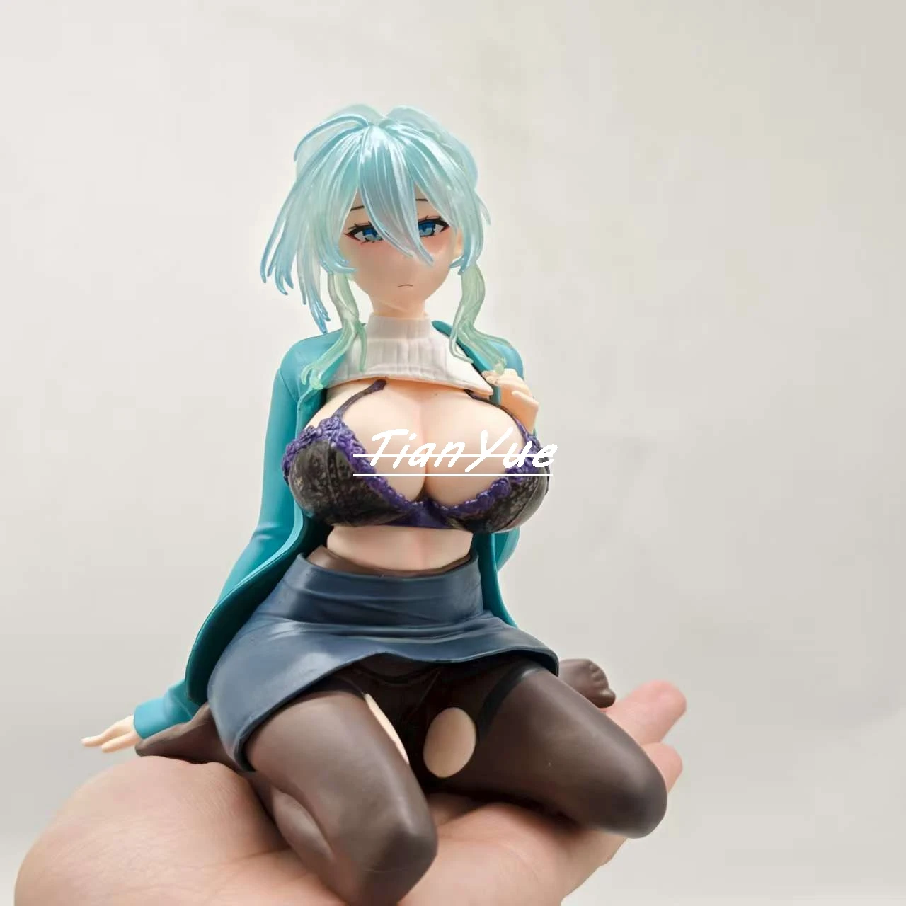 يوكينو فتاة شعر زرقاء جميلة نموذج ألعاب هدية 14 سم #2