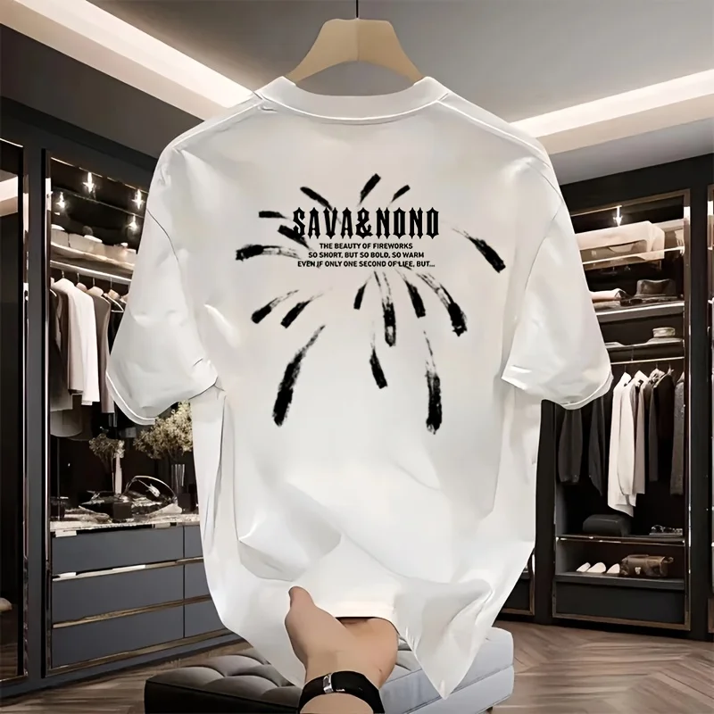 

Retro Graphic Printing Summer Autumn Winter Pure Cotton Casual and Comfortable Men's and Women's T-shirts Short Sleeves Loose