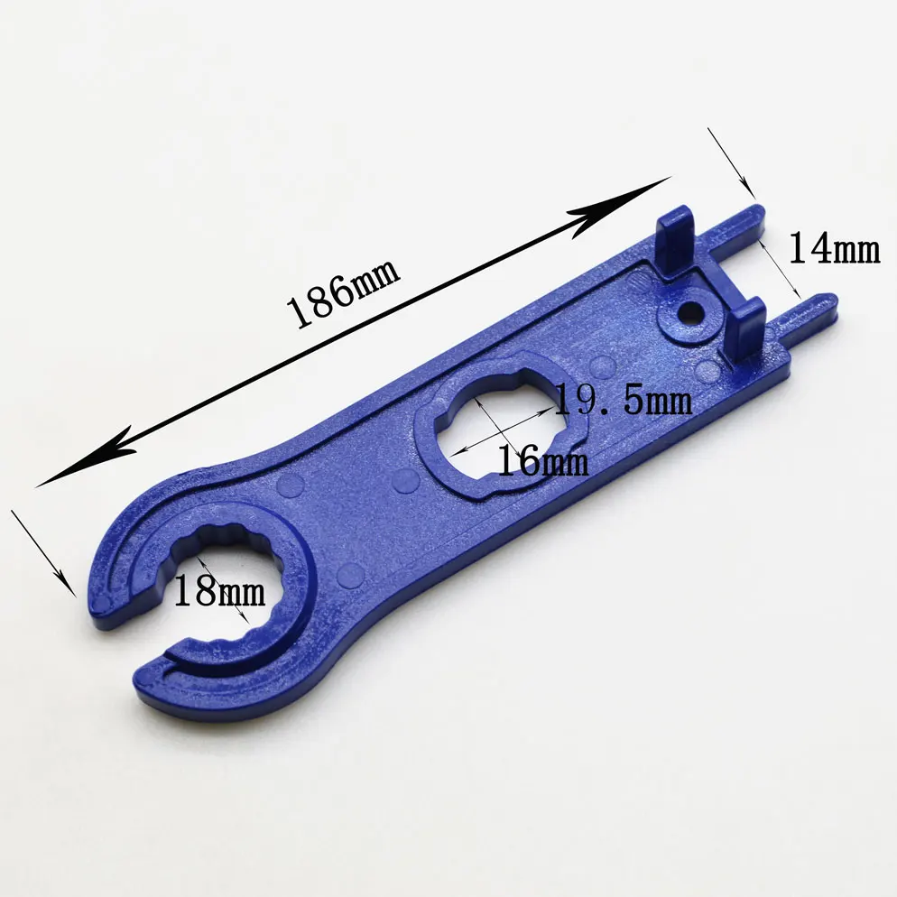 8-Shaped PPO Solar Connector Wrench, 10A Rated Hand Spanner, dedicated tool for solar energy plug installation and disassembly m
