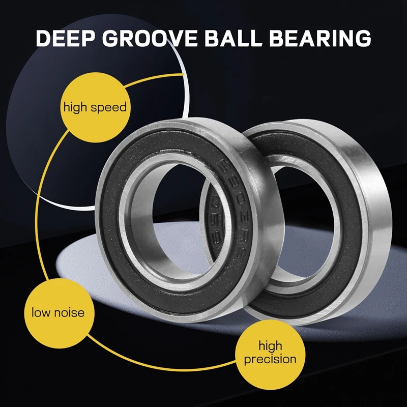 6903-2RS Bearing ABEC-1 (10 Pcs) 17X30X7 Mm Thin Section 6903 2RS Ball Bearings 6903RS 61903 Bearing