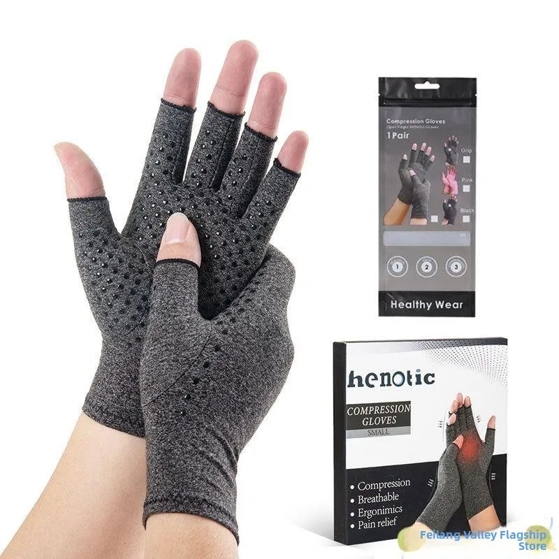 

Fitn Badminton Gloves f Finger Silicone Anti-Slip Recovery Sweat Absorbent Outdoor Sports Gloves for Young Men And Women