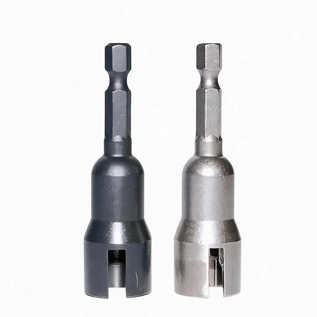 Durable Slotted Socket For Wing Nut Butterfly Bolt Eye Screw 1 4 Shank Power Drill Bit Adapter Hardware Accessory