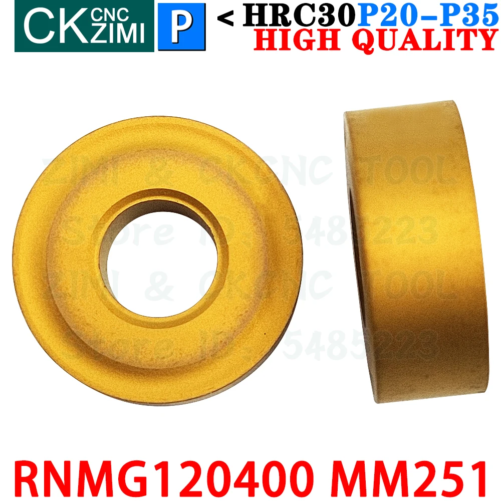 RNMG120400 YBC251 RNMG 120400 YBC251 Carbide Dạng Hình Tròn Biến Dụng Cụ Xay CNC Cơ Kim Loại Tiện Dụng Cụ Thép Không Gỉ