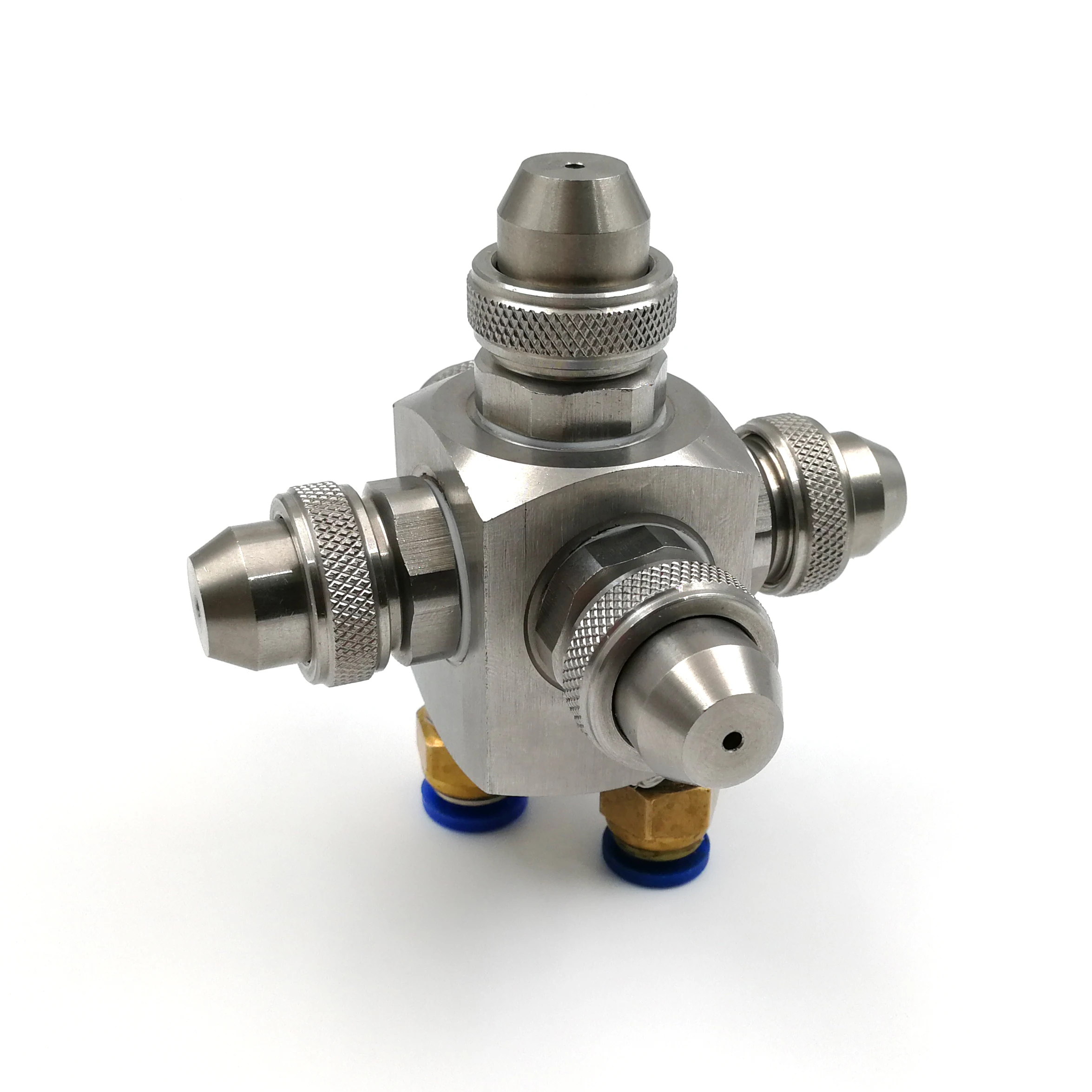 KR27 stainless steel five-head air atomizing nozzle, factory cooling nozzle, high-pressure micro-mist nozzle