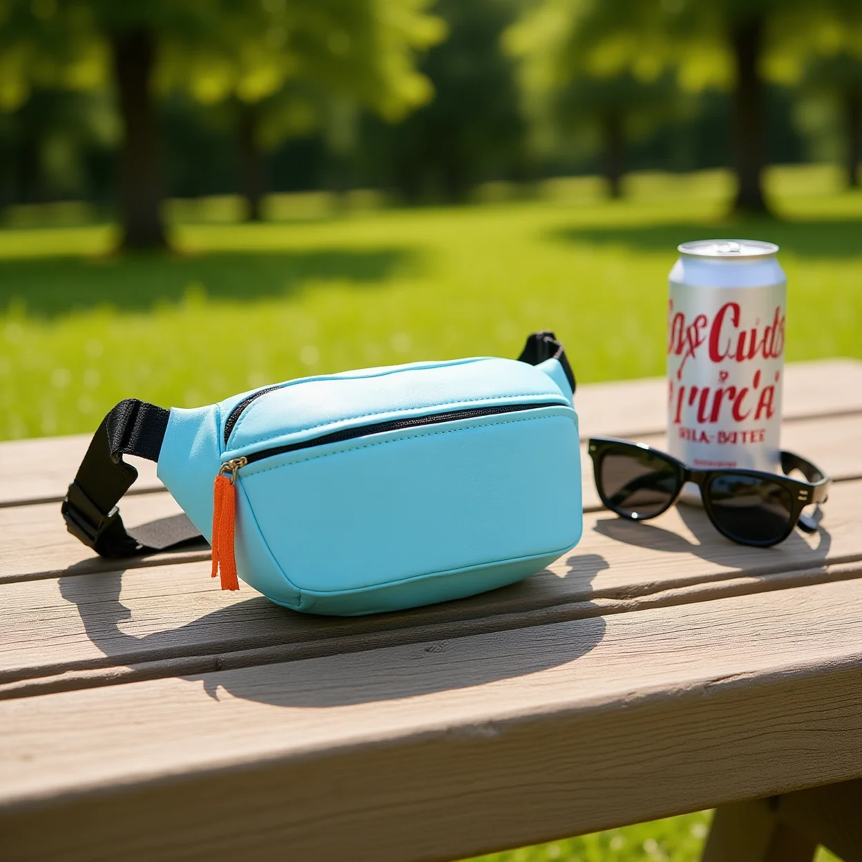 Multi Compartment Bag Lightweight Casual Waist Bag Cycling Waist Bag Solid Color Waterproof Nylon Waist Pack For Outdoor Use