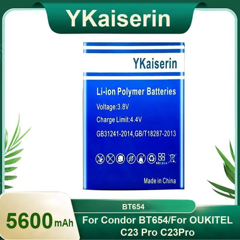 

Mobile Phone Battery BT654 5600Mah For Condor Oukitel C23 Pro C23pro Good Low-Temperature Performance