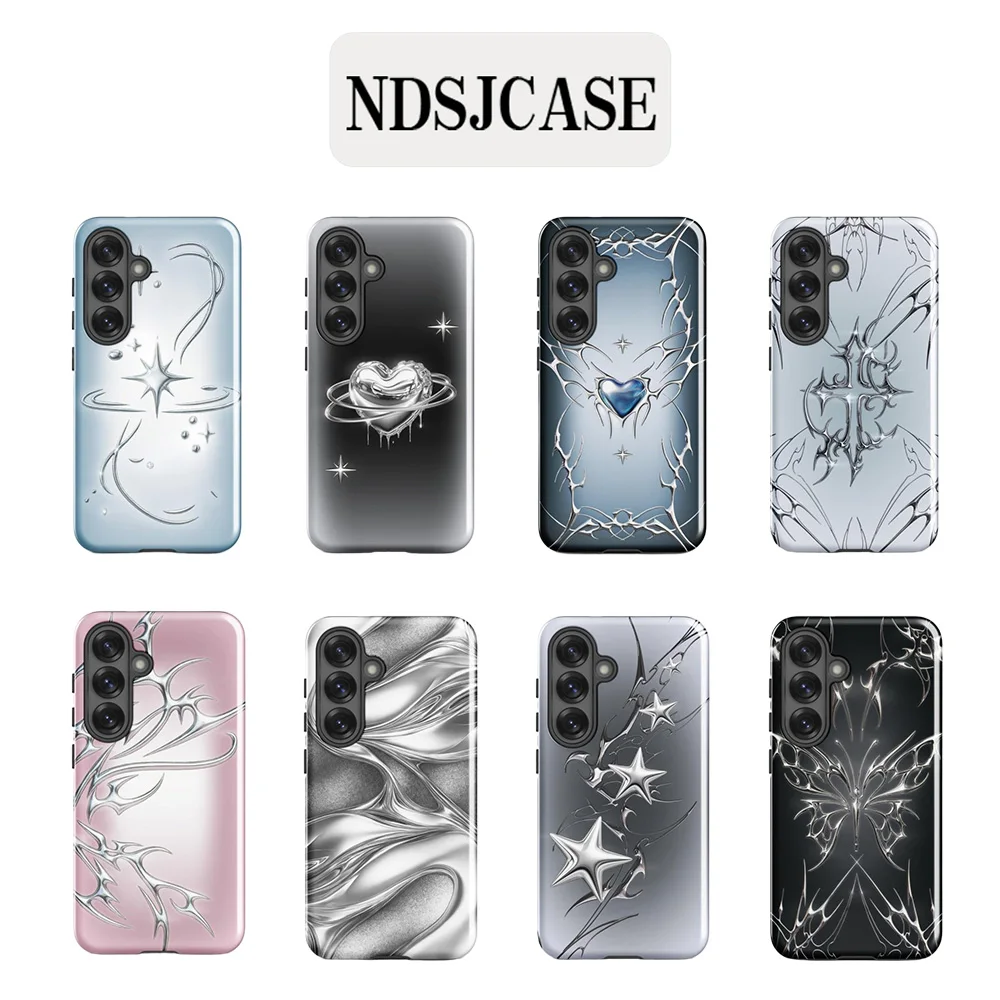 Luxury Clmj drovelle kynthros Phone Case for Samsung Galaxy S20 S23 S24 S25 S26 FE Plus Ultra Edge 4G 5G Double-layer Back Cover