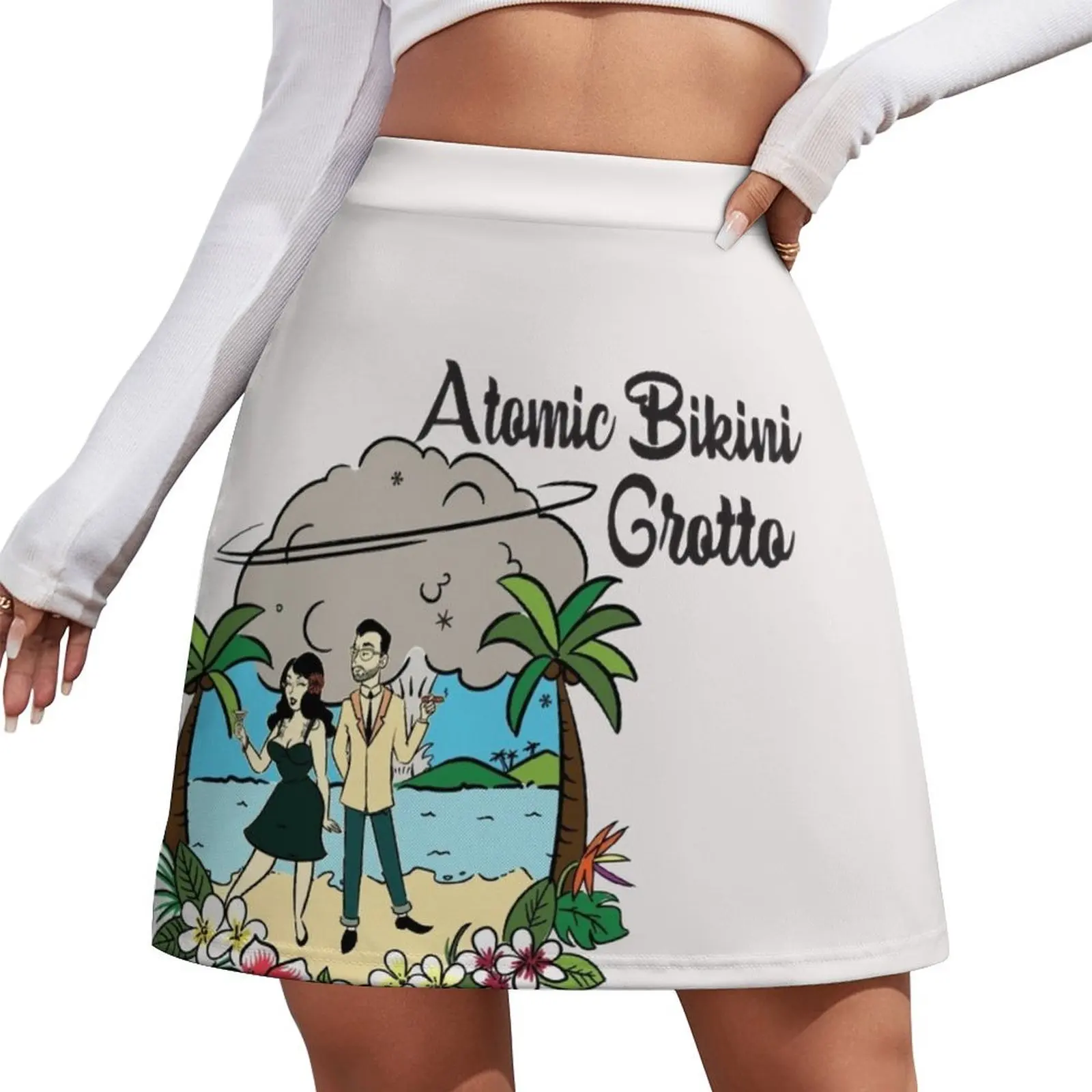 Atomic Bikini Grotto: Bossanova Life Home Tiki Bar Mini Skirt modest skirts for women luxury women's skirt skirt for woman