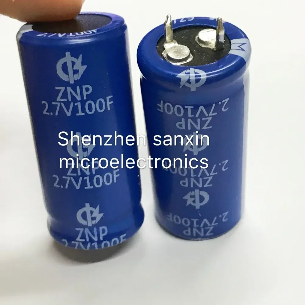 2PCS Ultracapacitors 2.7v 100F energy storage capacitors oxide-new superfarad capacitors