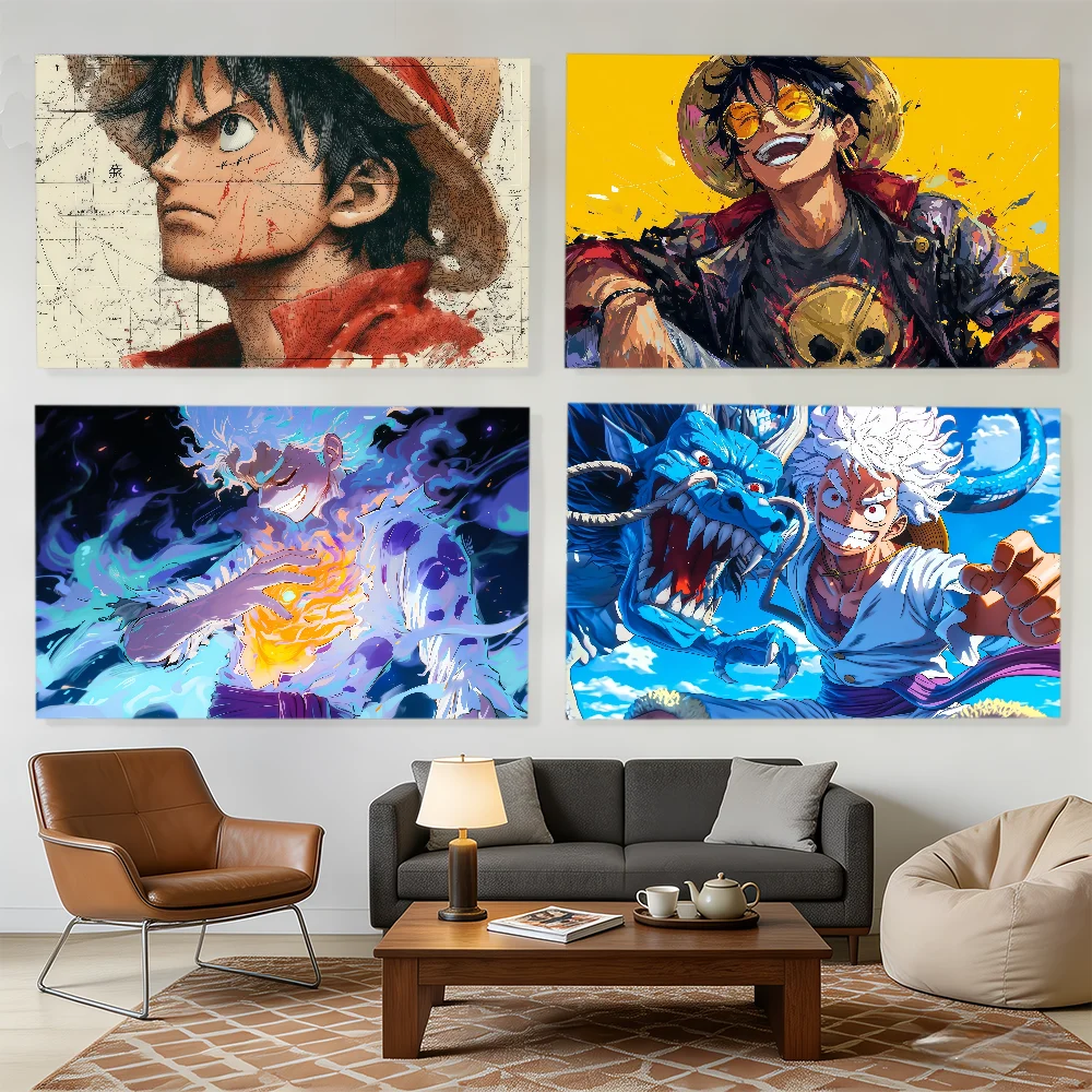Banderas decorativas con diseño de One Piece-E Luffy, adecuadas para acampar al aire libre, fiestas familiares y paredes de jardín, regalo