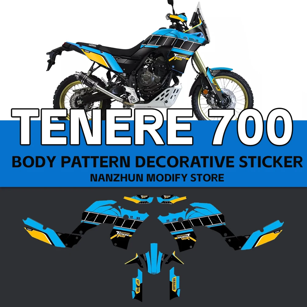 

TENERE 700 Motorcycle Sticker Graphics kit Sticker Decals For Yamaha T700 Tenere 700 2019 2020 2021 2022 2023 2024 Accessories
