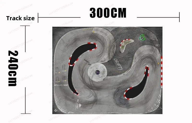 

Модульный радиоуправляемый автомобильный трековый набор для масштаба 1/28, высокая поверхность для реалистичного дрейфа и гонок, расширяемый