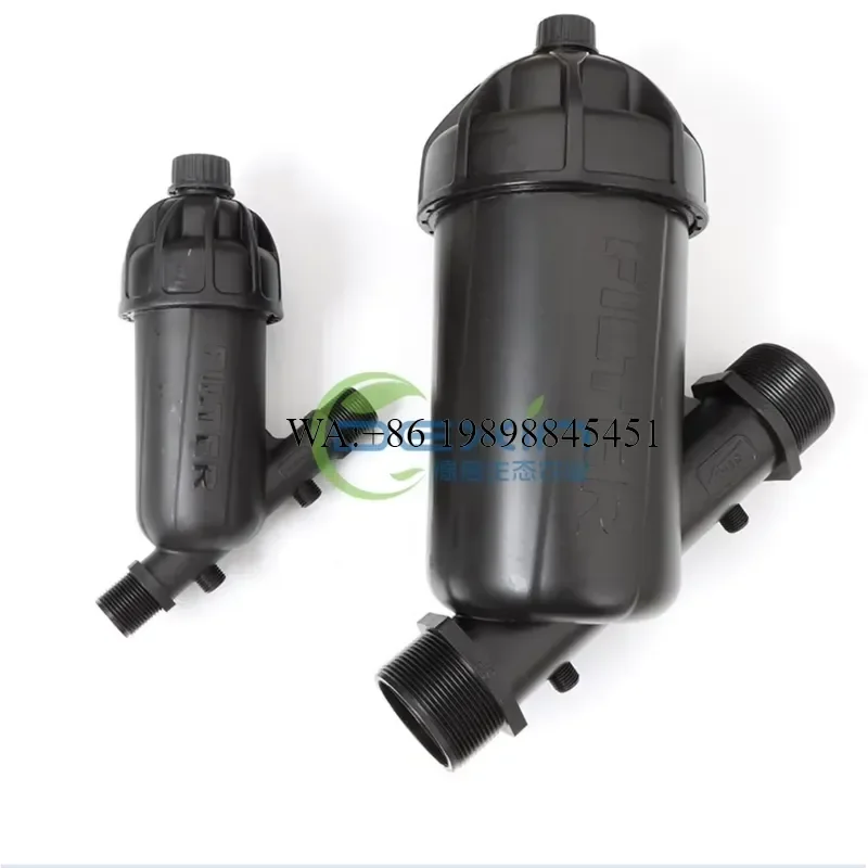 WMWMNU Farm Agricultural Drip Irrigation Filter System Plastic Water Disc Filter 120 Mesh Black for Dexin Brand