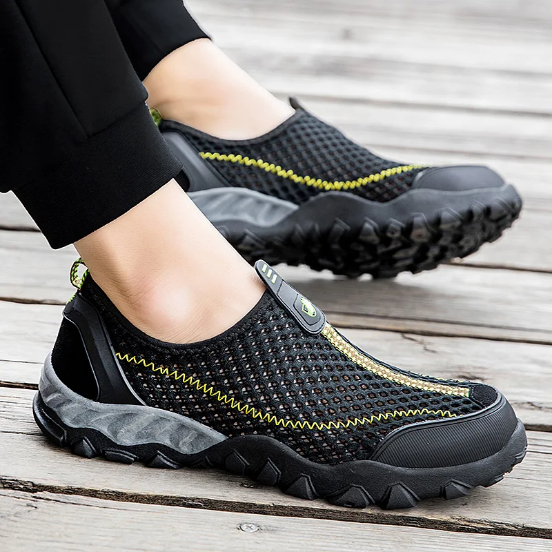 

Summer Hiking Shoes for Men Quick Drying Trekking Hiking Sandals Man Water Sports Shoes Mountains Shoes Air Mesh Backpack Shoes