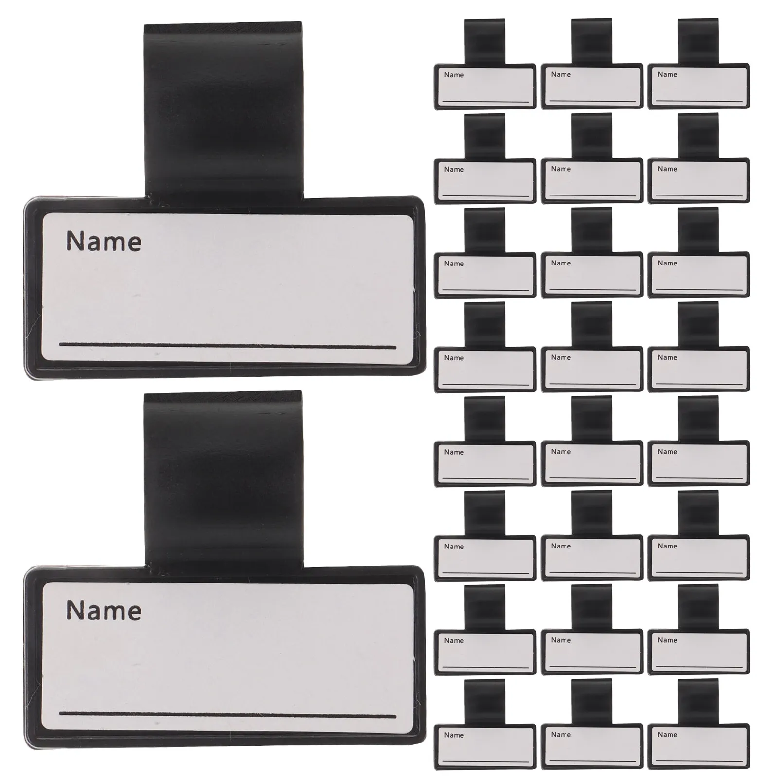 40 pcs Name Id Holder Halloween Christmas New Year Stethoscope Id Tag Stethoscope Label Tag Stethoscope Identification Tag Clip