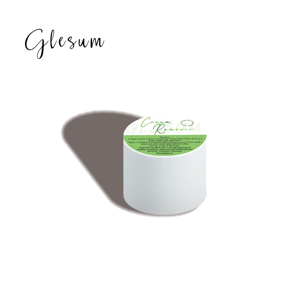 Glesum Efficient And Practical Pink Proffesional Eyelash Extension Cream Glue Remover For Lashes Remover Makeup Tools