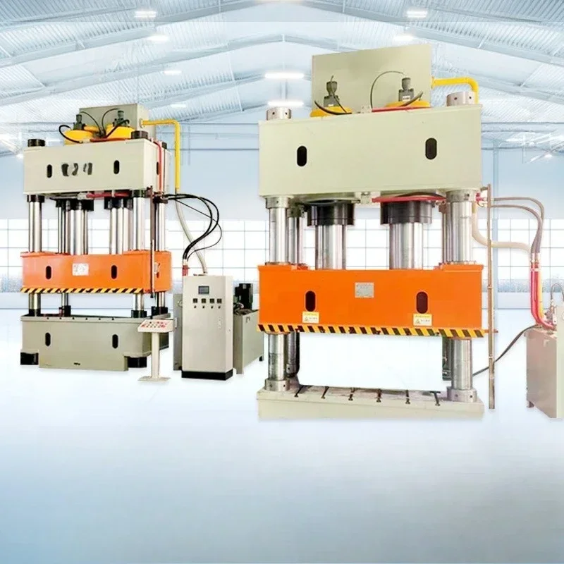 500 tons three-beam four-column hydraulic press steel forming press Moog 500T metal shaping hydraulic press