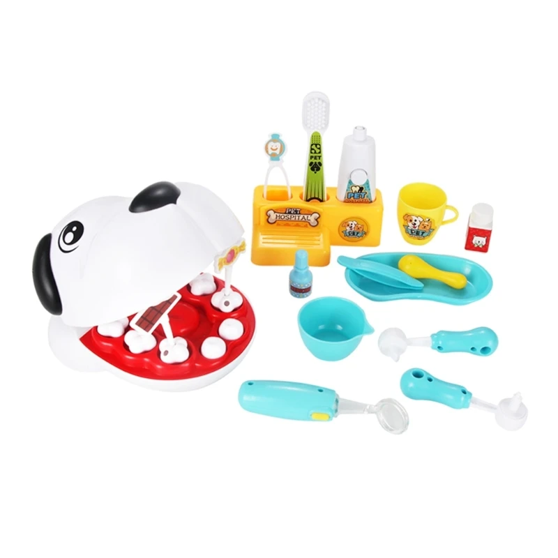 

17pcs Vet Set Pretend for PLAY Doctor Dentist Playset Early Educational Toy for