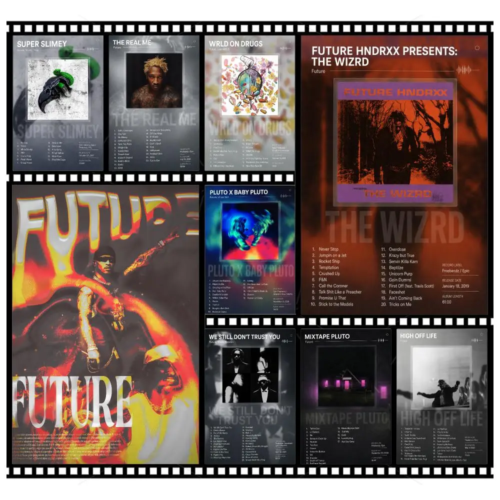 Rapper HipHop F-Future Poster Wall Art Poster HD Waterproof PP Print Bedroom Living Room Office Decor Gift