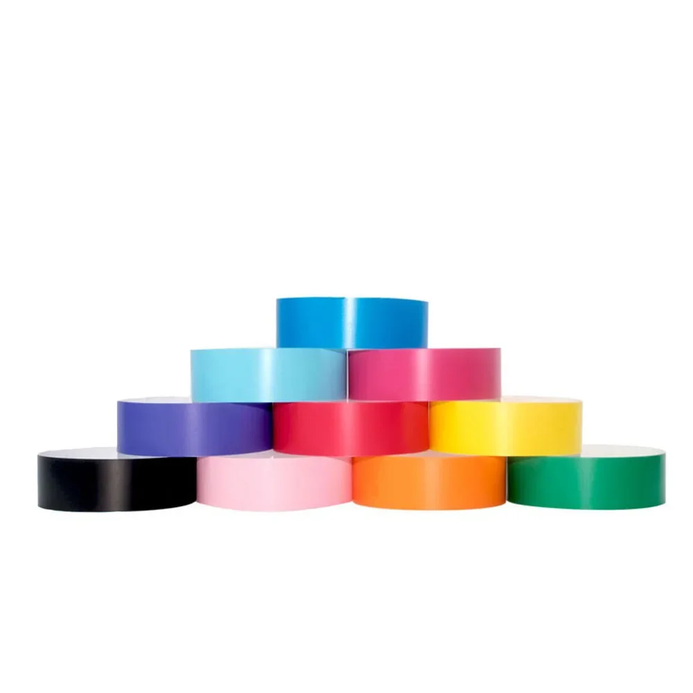 300-1000pcs VIP Party Decoration Bracelet Synthetic Paper Wristbands Meeting Sticky Solid Color Paper Wristband Party Supplies