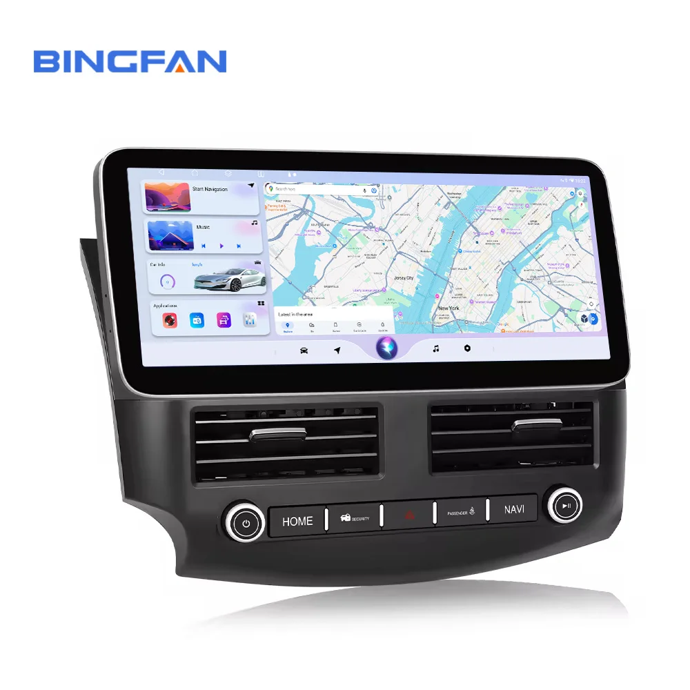 12.3 Inch 4+64G Car Radio Android Octa Core Car Stereo GPS Navigation Carplay 4G WIFI For Outlander 2008-2015