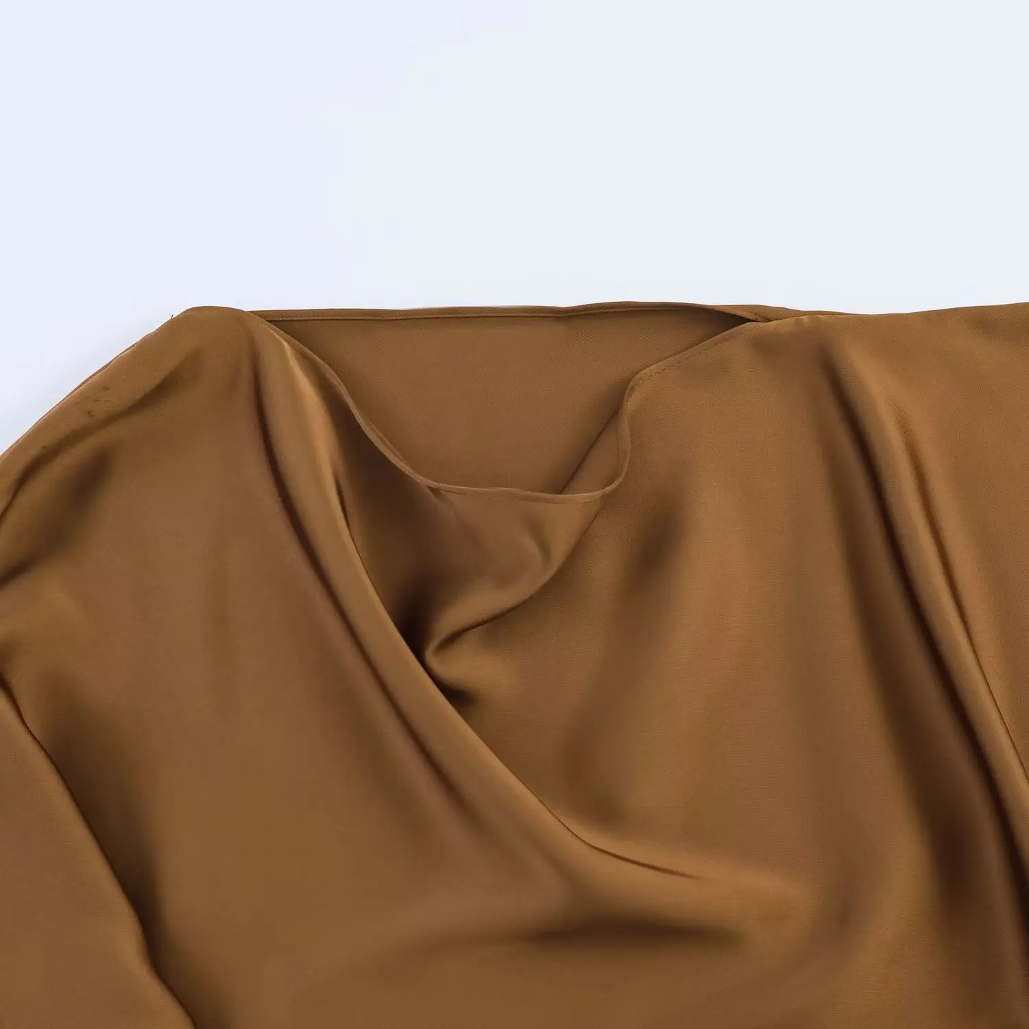TFMLN Damen Elegante Lange Kleider Mode Asymmetrische Midi-Länge Bequeme Schicke Einfarbige Stufenkleider für Abendpartys 2026 Damenmode – Detail 8