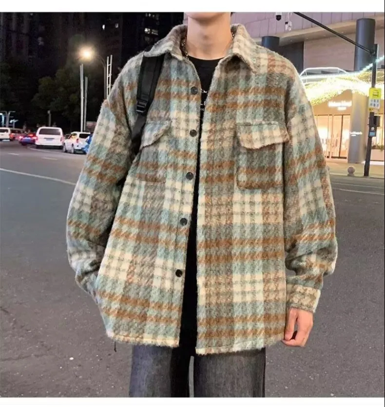 

Куртка из шерстяной смеси для мужчин, классическая, для мотоциклов, велосипедов, с элементами дизайна колес, педалей, шестерен, цепей, звездочек, шестеренок, кривошипных механизмов