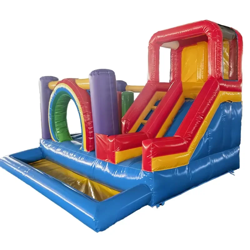 Factory Price 3.5m*4m Inflatable Bouncy Castle Inflatable Bouncy Castle with Slide and Pool for Kids